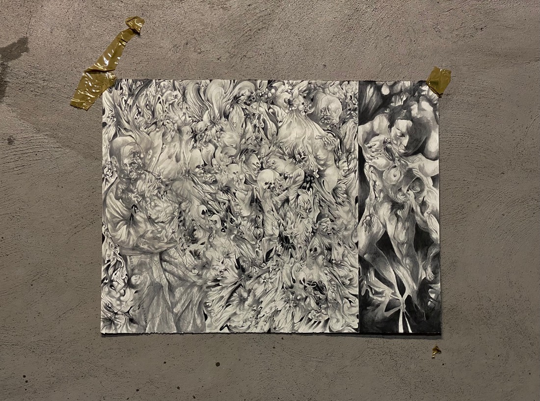 exhibition by artist sam and giorgia at solo show online