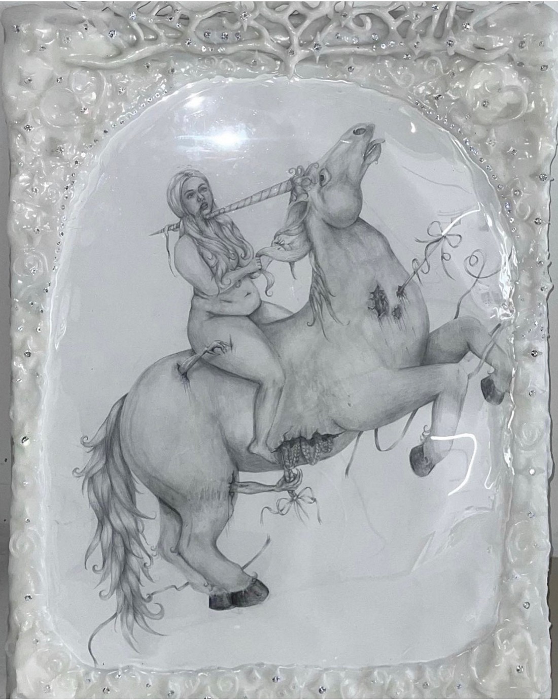 exhibition by artist ali rake at solo show online