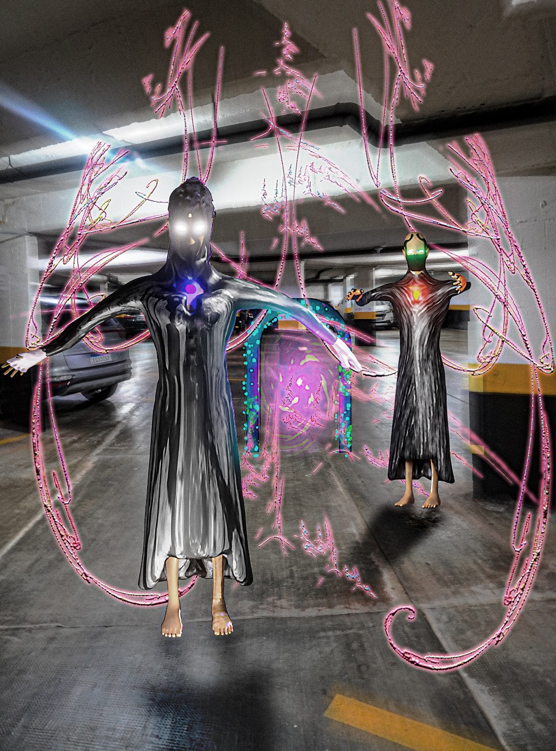 exhibition by artist gabriel koi at solo show online