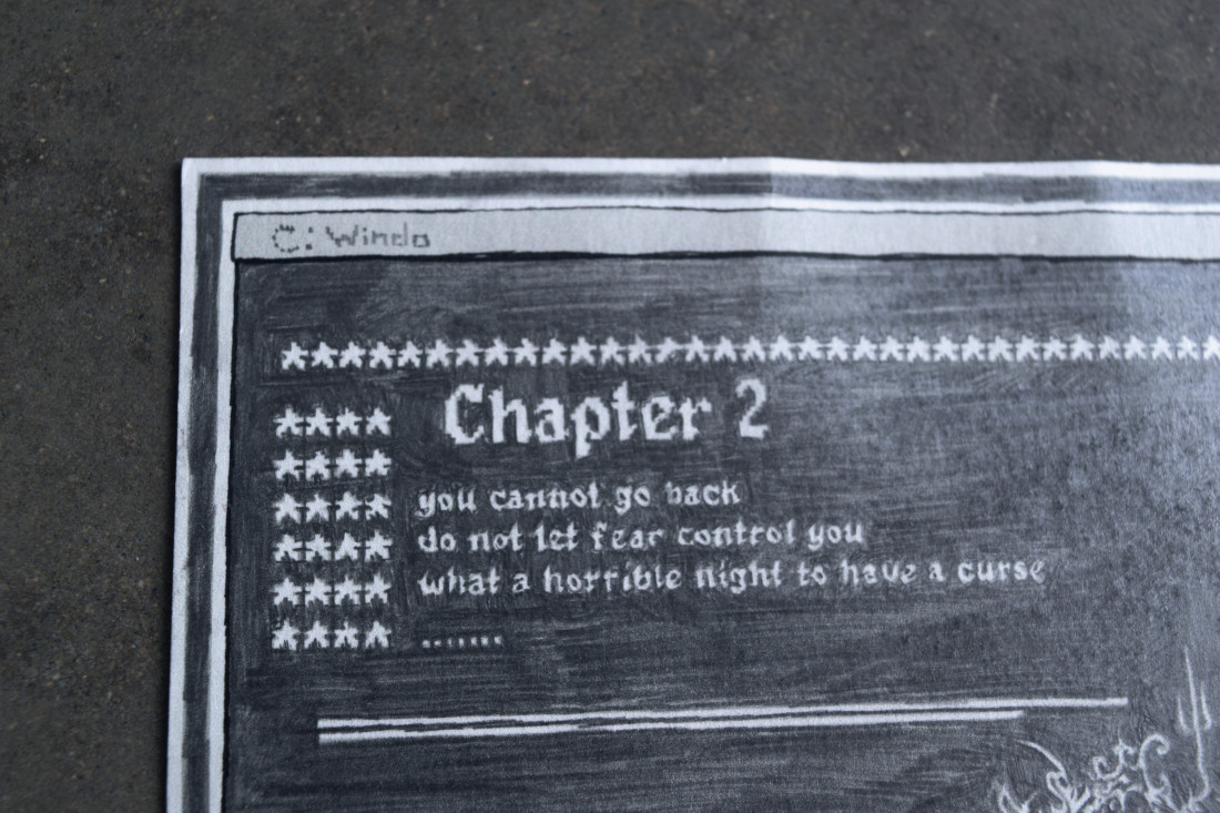 exhibition by clairostorm at solo show online