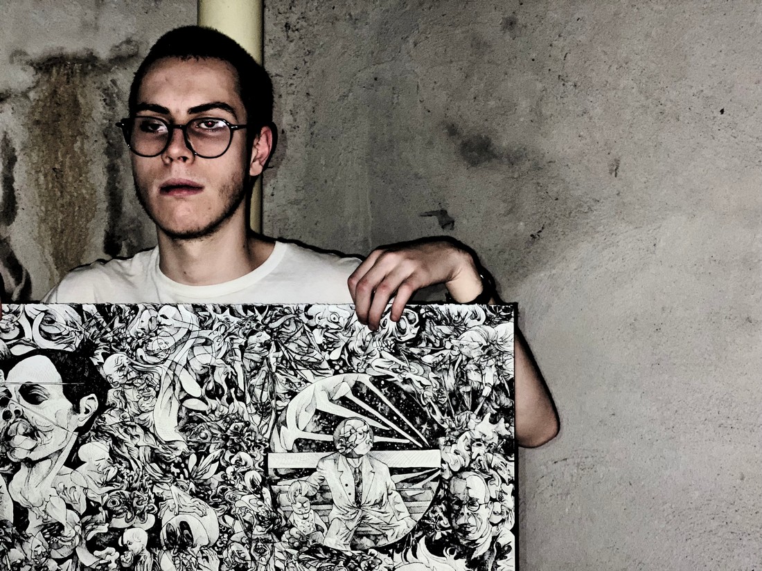 exhibition by artist sam and giorgia at solo show online