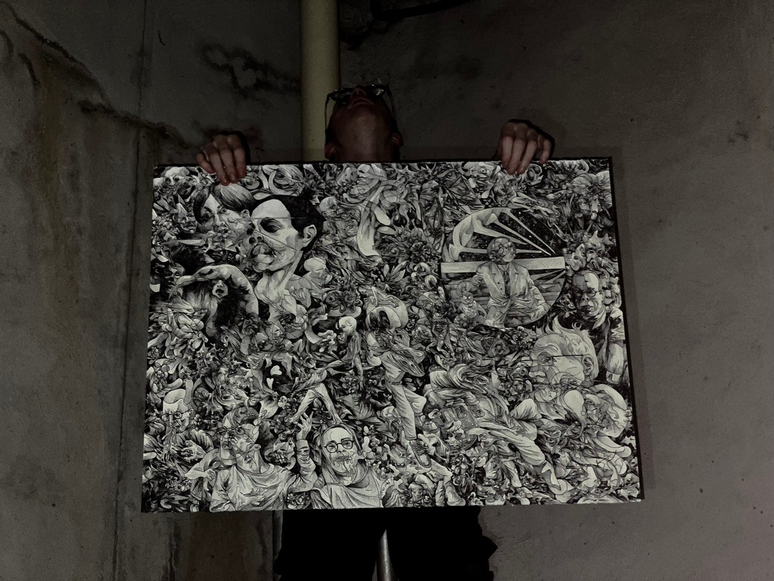 exhibition by artist sam and giorgia at solo show online