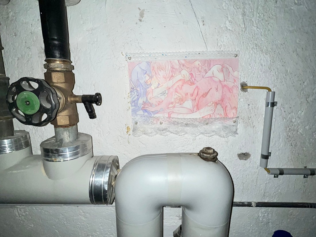 exhibition by artist amanda del valle at solo show online