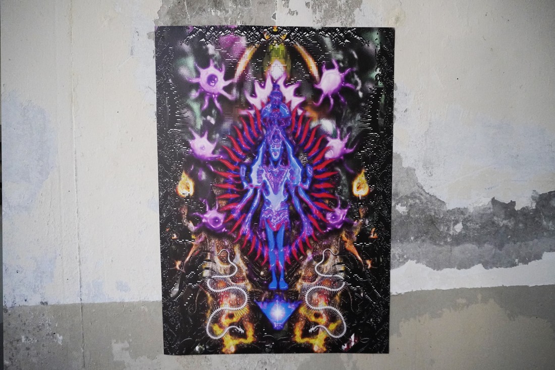 exhibition by artist hiren and giorgia at solo show online