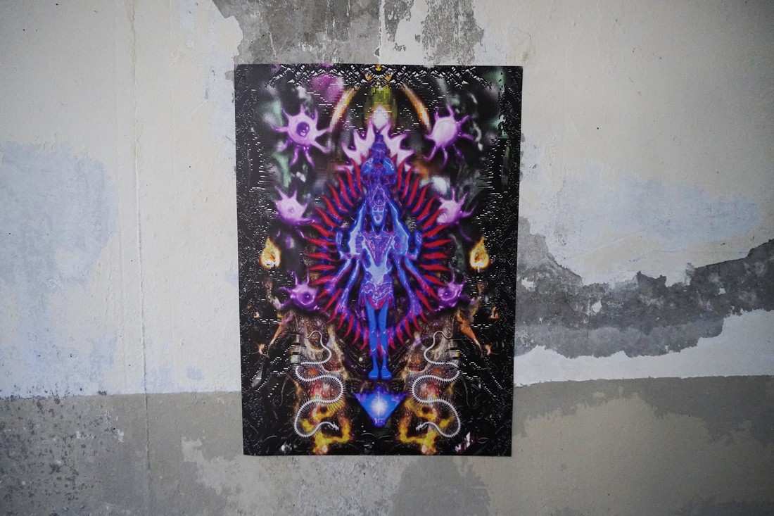 exhibition by artist hiren and giorgia at solo show online