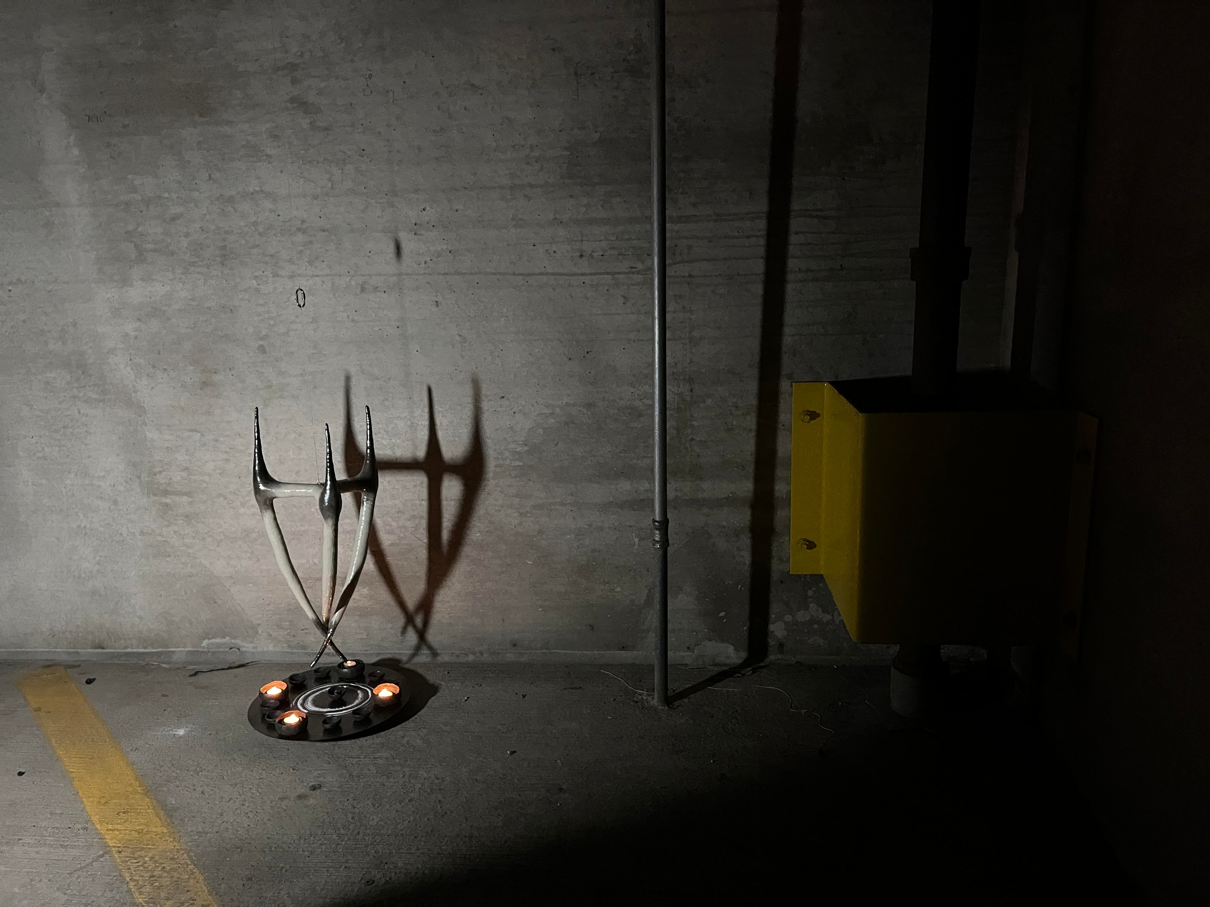 exhibition by artist aemonnia at solo show online