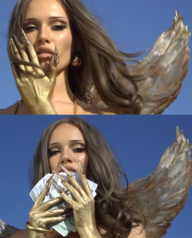 Modern Angel by lily carmesi + sofia goicoechea for artwings berlin